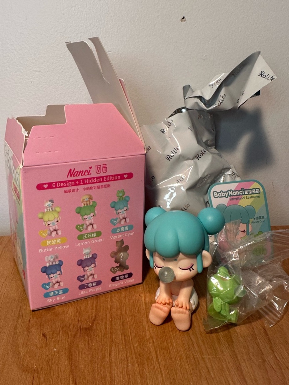 Nanci Baby S1 Seatmates blind box - Vibrant Cyan